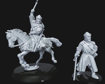 King Robert The Bruce, Foot/Mounted 28mm 1/56