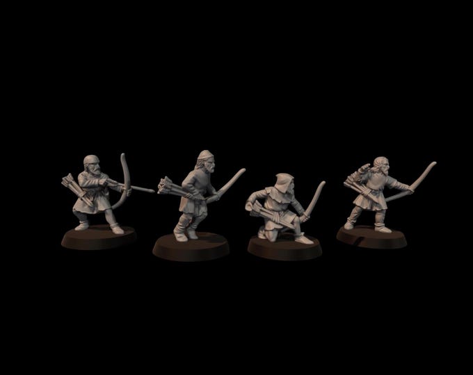 Scots Peasant Bowmen  28mm 1/56