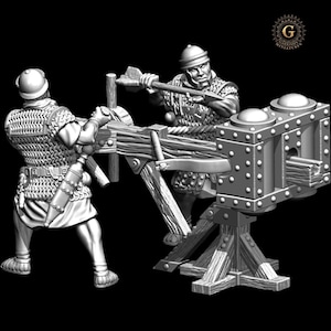 Roman Empire Scorpio Catapult 28mm Unpainted ideal Saga, Carthage, Hail Caesar, Wargame and Collectors Figures by RW for Garrison Miniatures