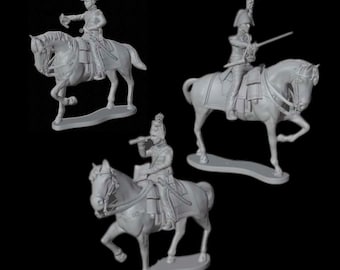 Mounted Spanish Officers: 28mm