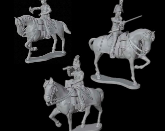 Mounted Spanish Officers: 28mm