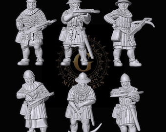 Crossbowmen X6: 28mm