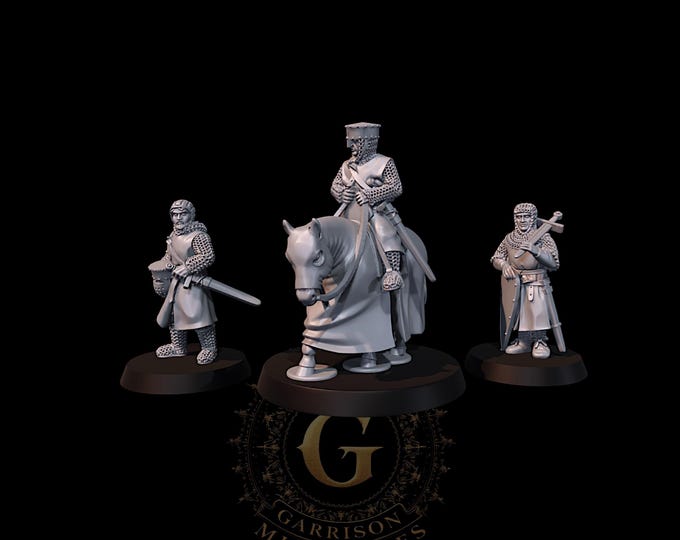 Knights at Rest X3 28mm