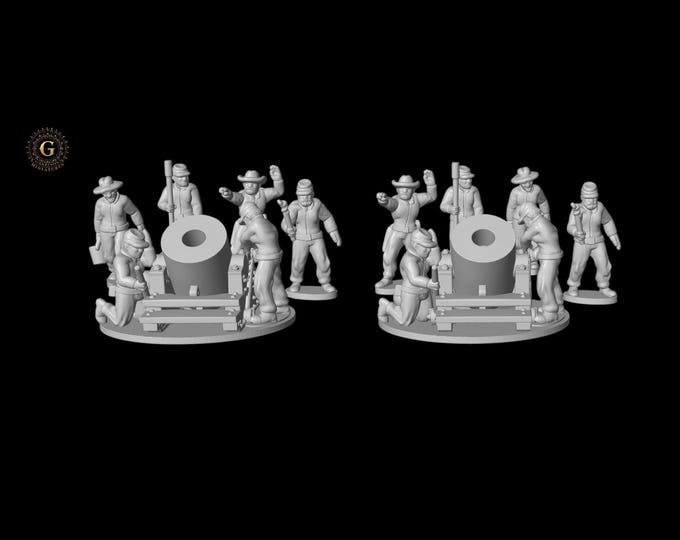 American Civil War Heavy Mortar 15mm or 13.5mm Epic Scale