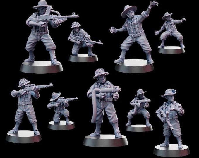Australian Army Support Units 28mm 1/56