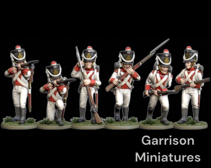 Napoleonic 28mm Saxony Infantry Skirmish Order  28mm 1/56
