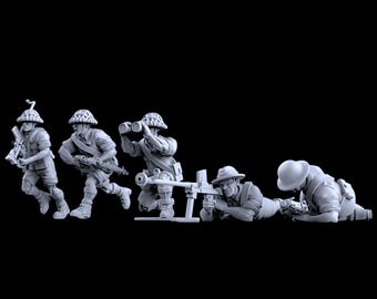 Australian Anti-Tank Teams, 28mm 1/56