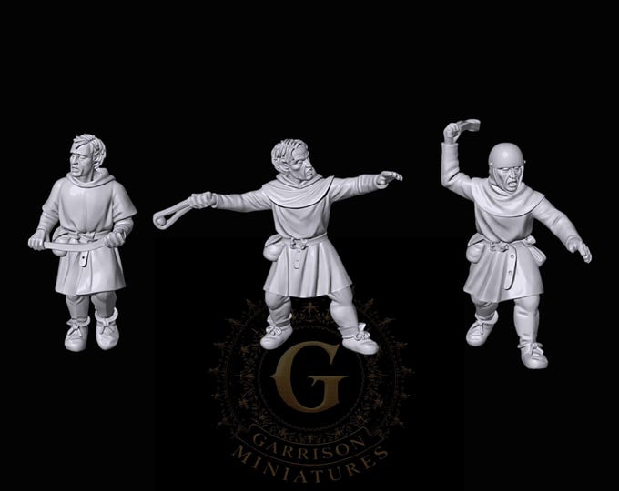 Peasant Slingers X3: 28mm