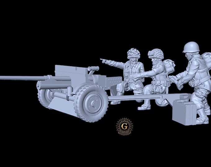 US Airborne M3 Anti-Tank Gun 28mm 1/56