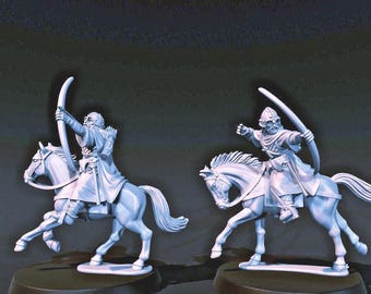 Mounted Saxon etc Horse Archers 28mm
