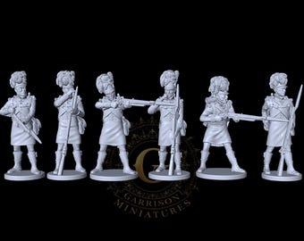 Napoleonic Highlanders Black Watch/Camerons Firing Set 1 28mm