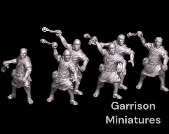 Ancient Roman Accensi Slingers 28mm 1/56