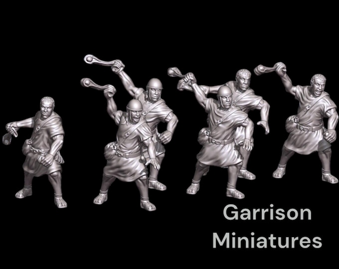 Ancient Roman Accensi Slingers 28mm 1/56