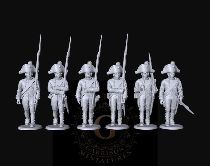 Saxony Musketeers Line Order X6 28mm