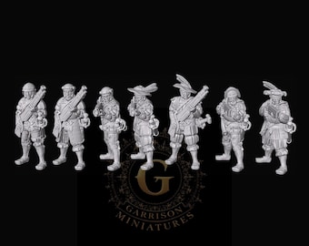 Empire Tudor Arquebusiers  28mm