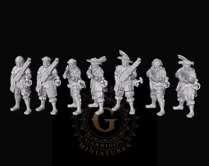 Empire Tudor Arquebusiers  28mm