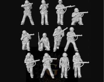 US Marines Riflemen Set 1 : 20mm/28mm