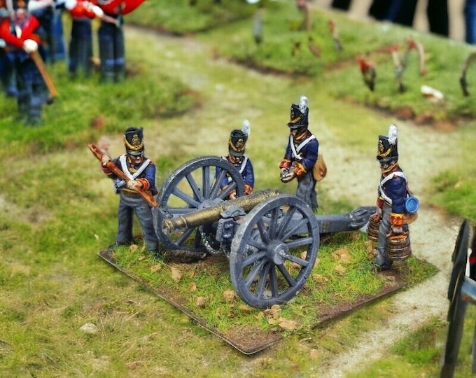 Napoleonic British Foot Artillery Set 2 - Waterloo / Peninsula, 28mm 1/56