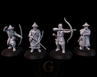 Medieval Eastern European Militia Archers 28mm 1/56