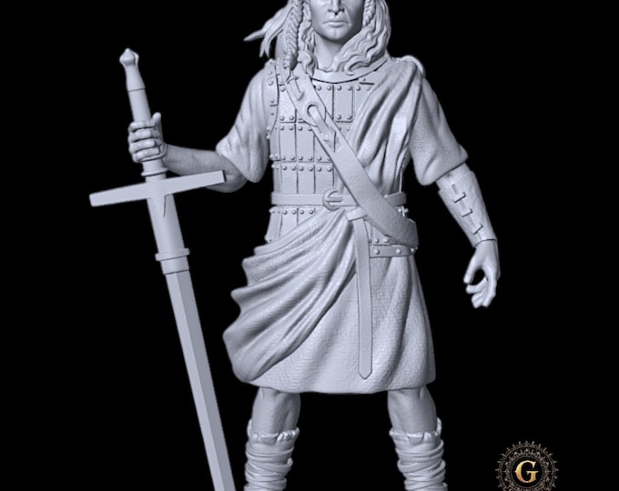 William Wallace (Braveheart Movie) Historical Miniature Unpainted 32mm or 54mm