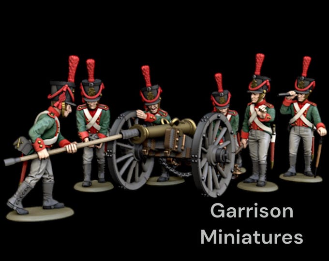 Napoleonic Saxony Artillery Loading 28mm
