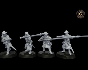 14C Scots Pikemen 28mm 1/56