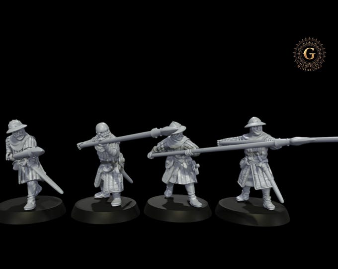 14C Scots Pikemen 28mm 1/56