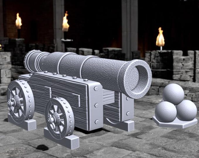 Mons Meg, Medieval Great Cannon Edinburgh Castle 28mm 1/56