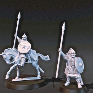 Hengest, First King of Kent: 28mm Dark Ages Wargame and Display Miniatures