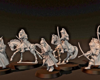 Saxon Scouts Foot & Mounted 28mm 1/56