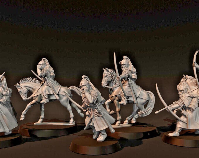 Saxon Scouts Foot & Mounted 28mm 1/56