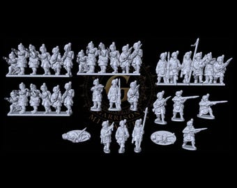 American Revolutionary War Black Watch 15 and 13.5mm Epic Scale