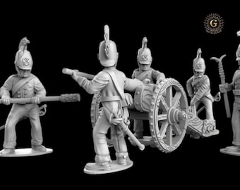 Napoleonic Russian Horse Artillery Set 1