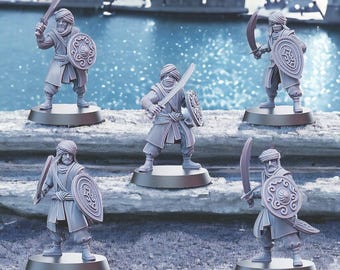 Easterling /Arabic Infantry Swordsmen 28mm 1/56