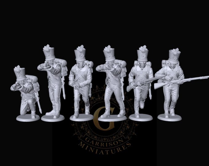 Austrian Hungarian Fusiliers Skirmish X6: 28mm