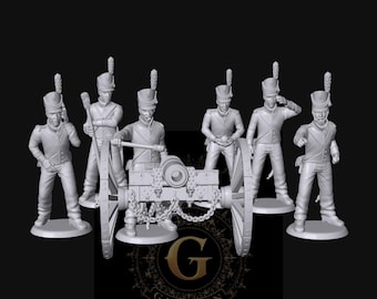 Portuguese Artillery: 28mm