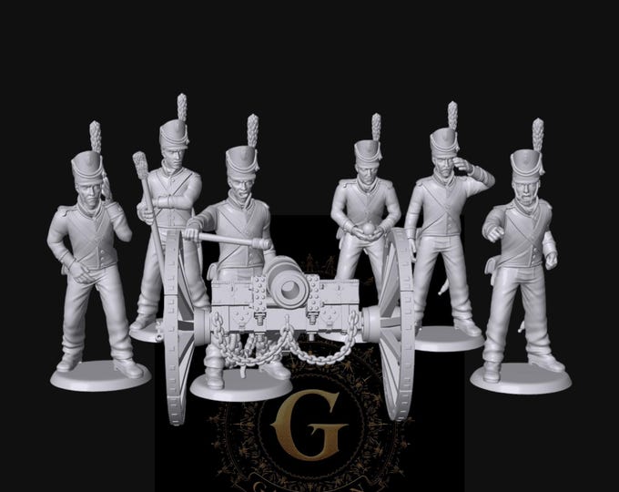 Portuguese Artillery: 28mm