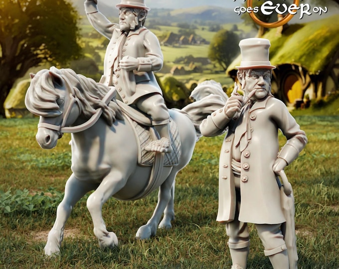 Hobbit Sheriff Foot and Mounted, 28mm 1/56