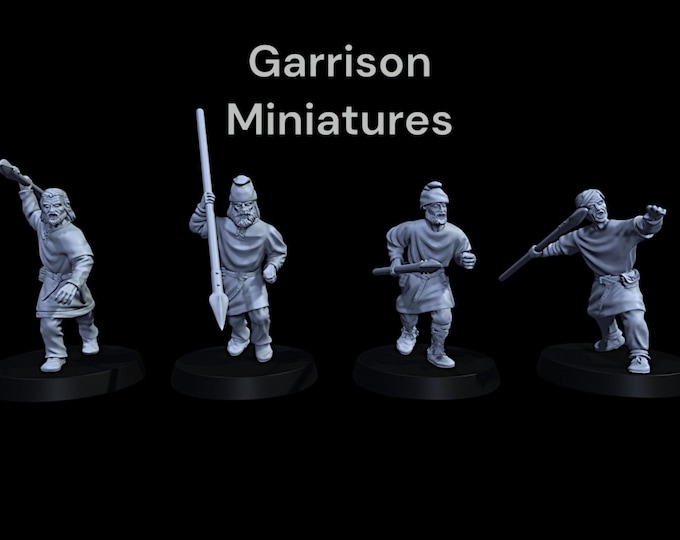 Ceorl Skirmishers 28mm 1/56