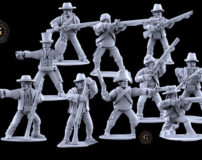 Napoleonic Spanish Guerilla Band 28mm 1/56