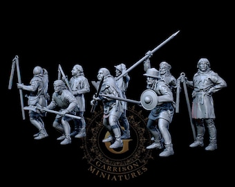 Medieval Civilian Rebels: 28mm