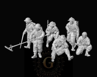 Canadian Engineers Squad X6: 28mm