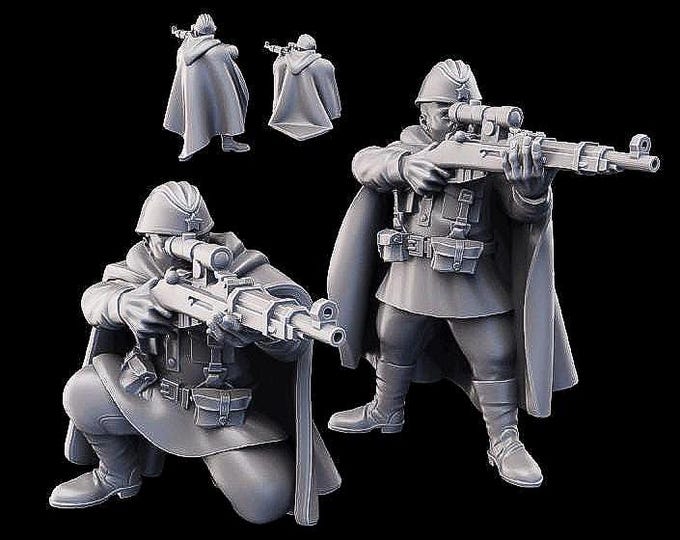 Soviet Snipers, 28mm 1/56