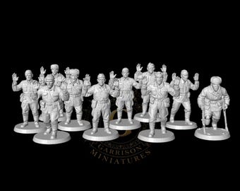 WW2 Stalingrad Soviet Troops Surrendering: 20mm & 28mm