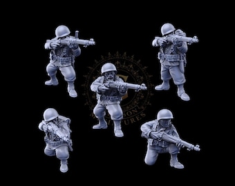 USMC Riflemen 28mm 1/56