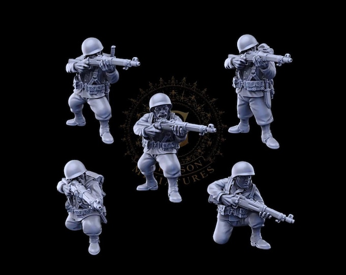 USMC Riflemen 28mm 1/56
