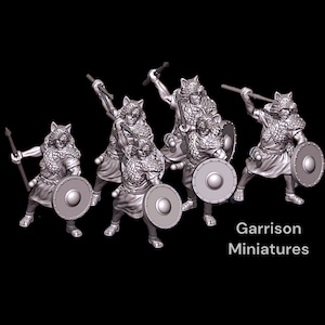 Ancient Roman Velites Light Infantry Saga Carthage Hail Caesar 28mm 1/56 Unpainted Wargames Collector Figures by RW for Garrison Miniatures