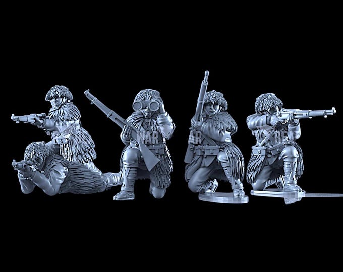 Japanese Snipers 28mm 1/56
