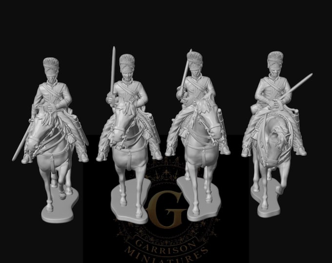 Napoleonic British Heavy Cavalry 2nd Dragoons (Scots Greys) 28mm