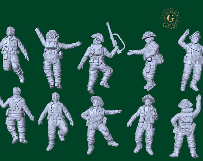 British Infantry Casualties 1/72 20mm